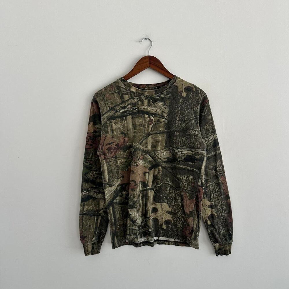 Vintage Real Tree Camouflage Long Sleeve Tee